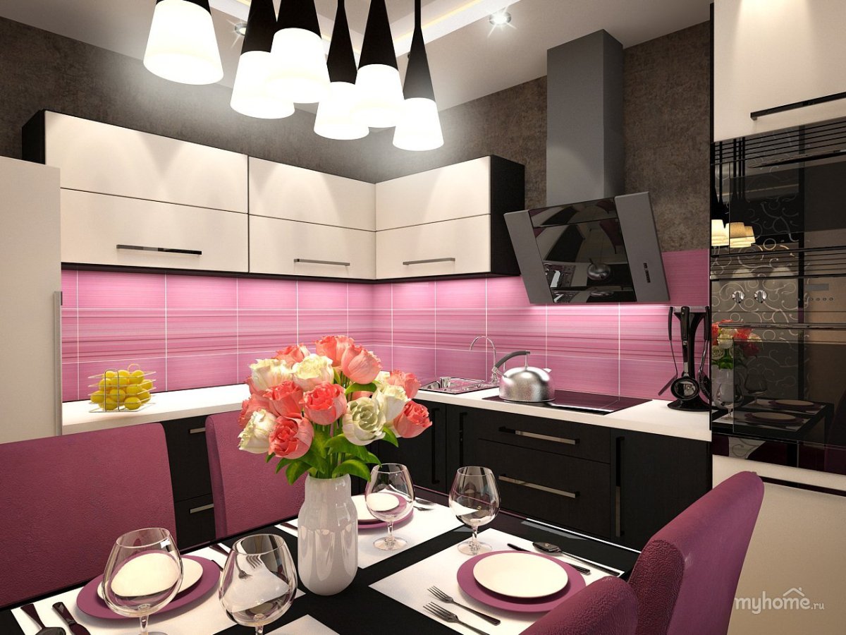 Кухни под бетон в интерьере