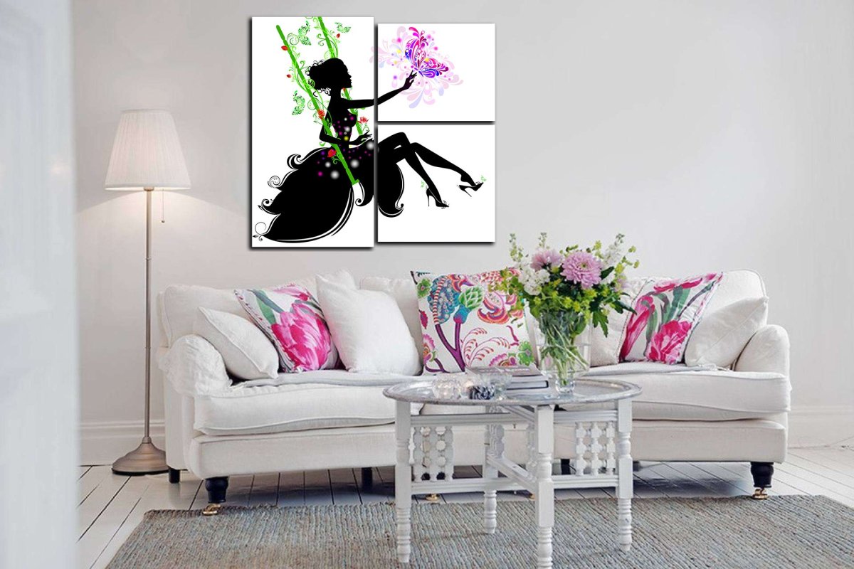 Лотос картина акрилом