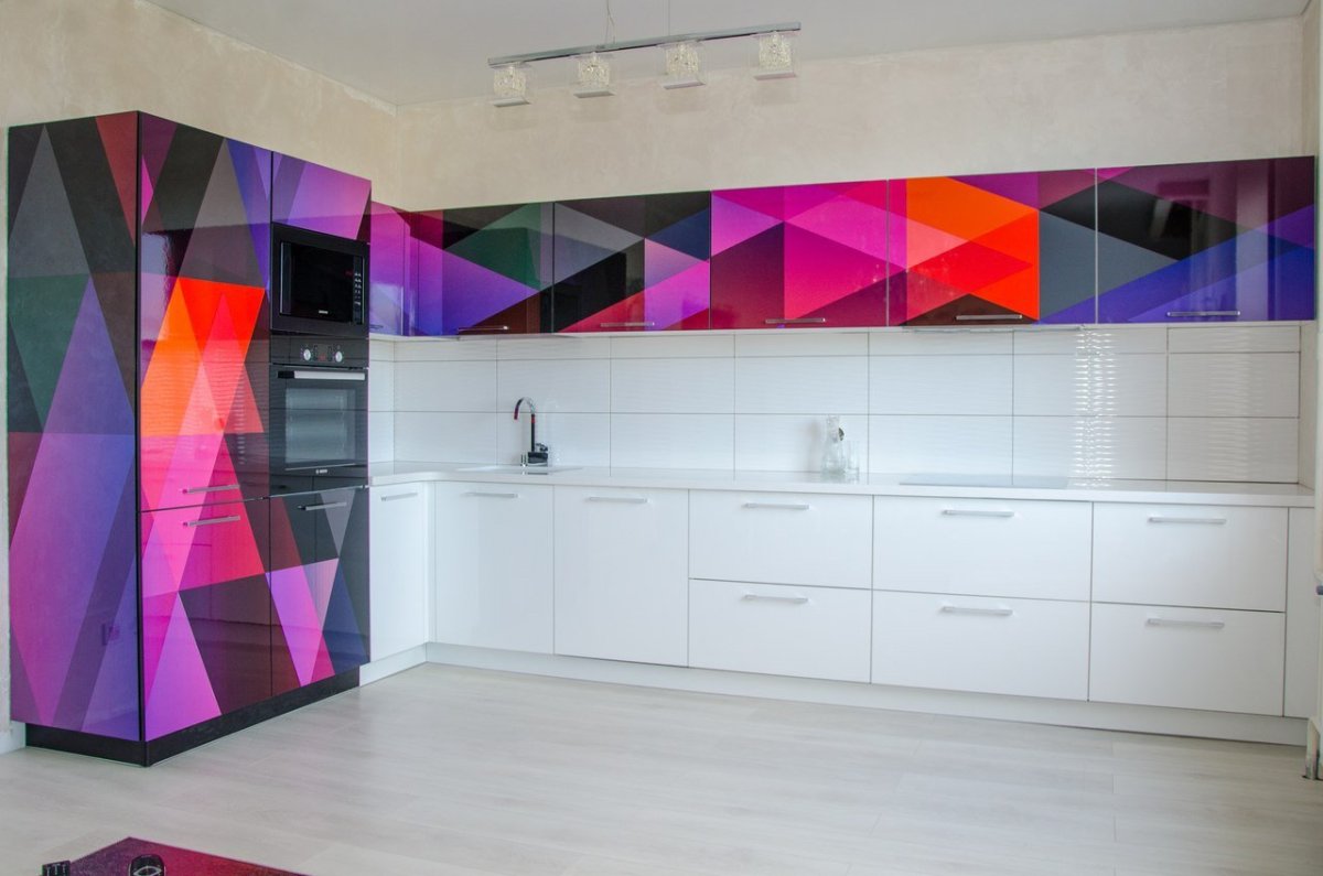 Перекраска кухни из стального в