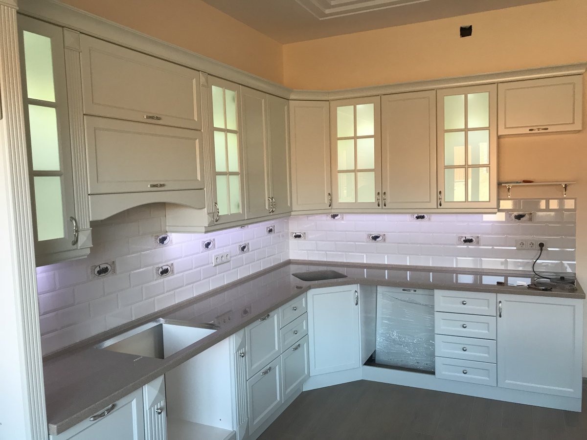 Перекраска фасадов кухни икеа