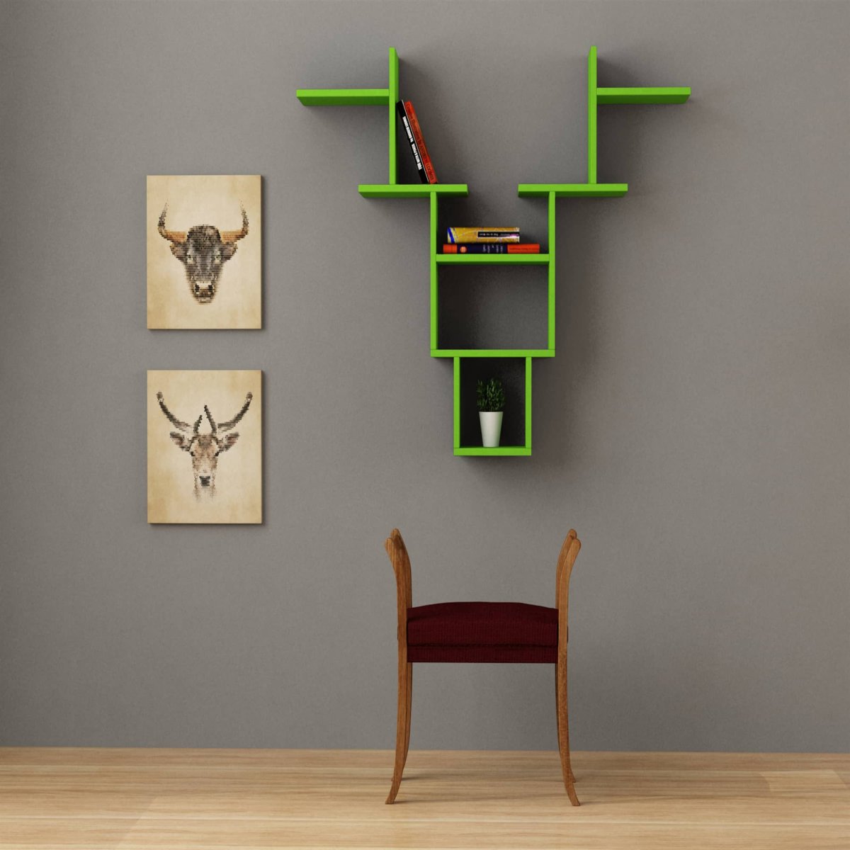 Дизайнерские полки настенные