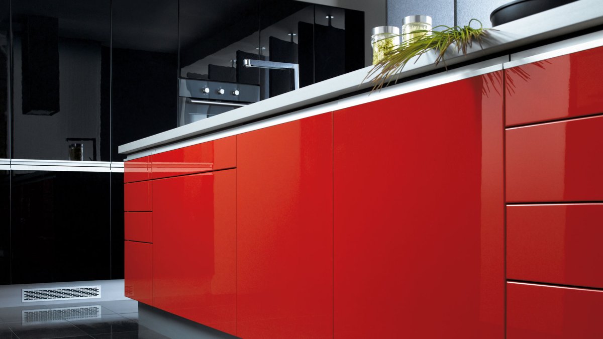 Фасады из МДФ крашенные