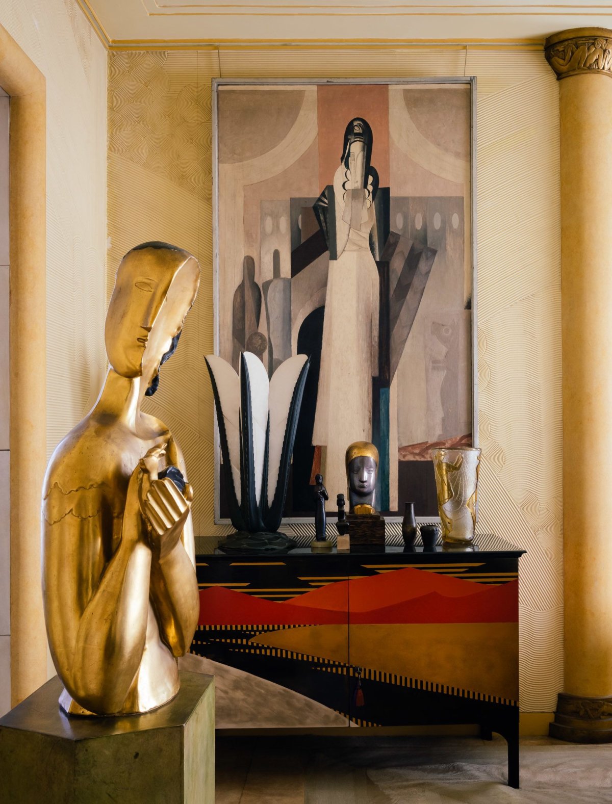 Мудборд интерьера ар деко