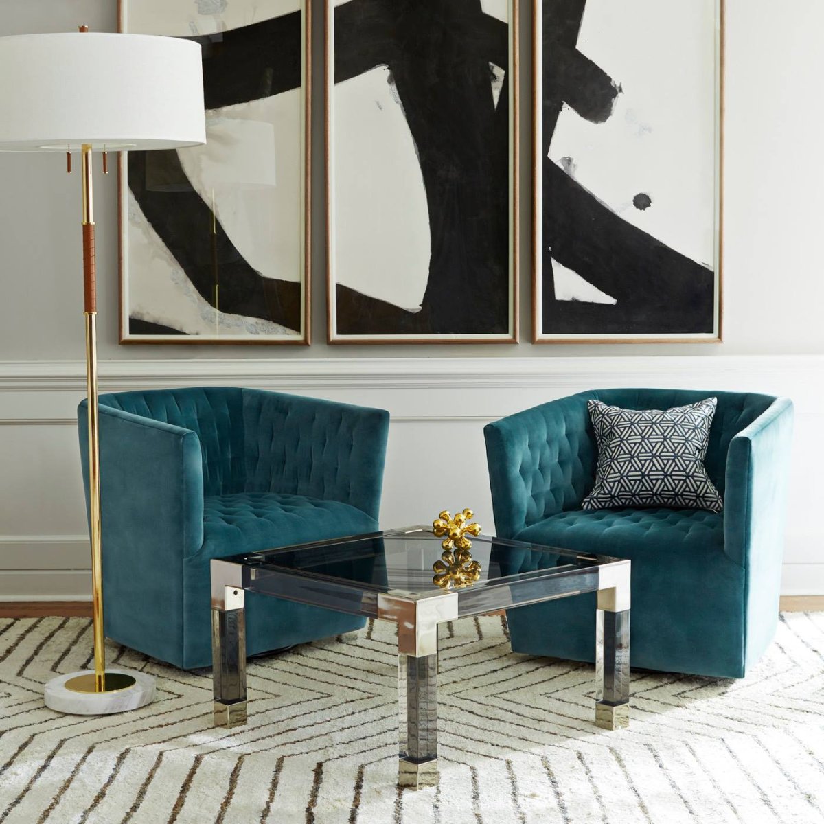 Картины арт деко в интерьере