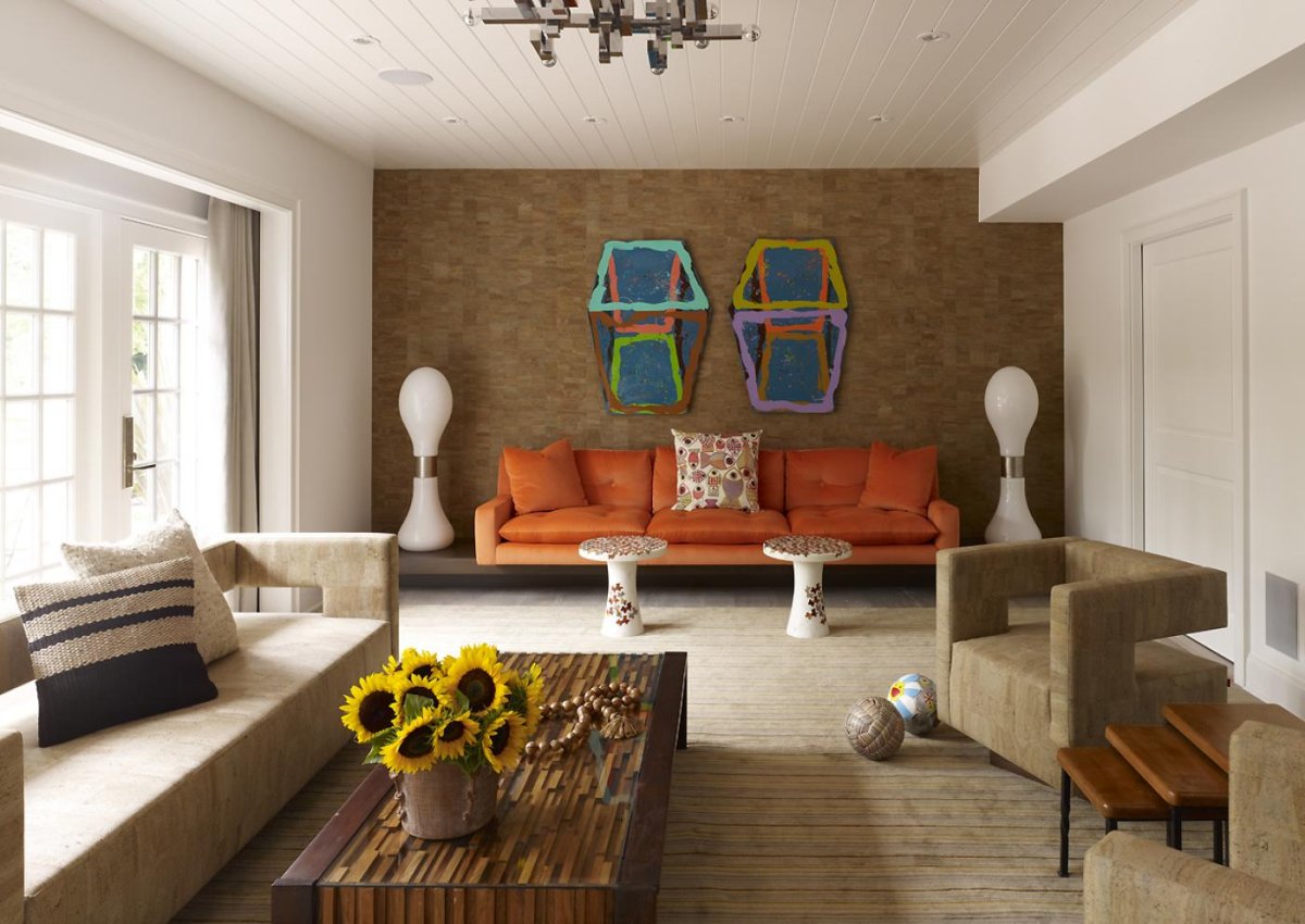 Неровные стены в интерьере