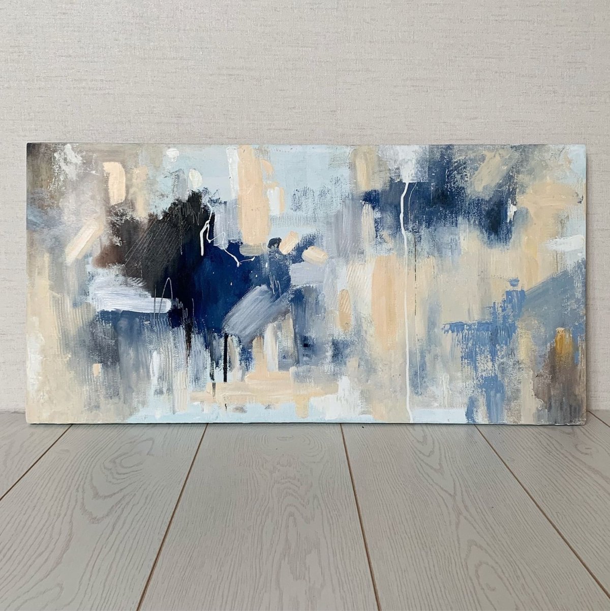 Абстракция маслом для интерьера