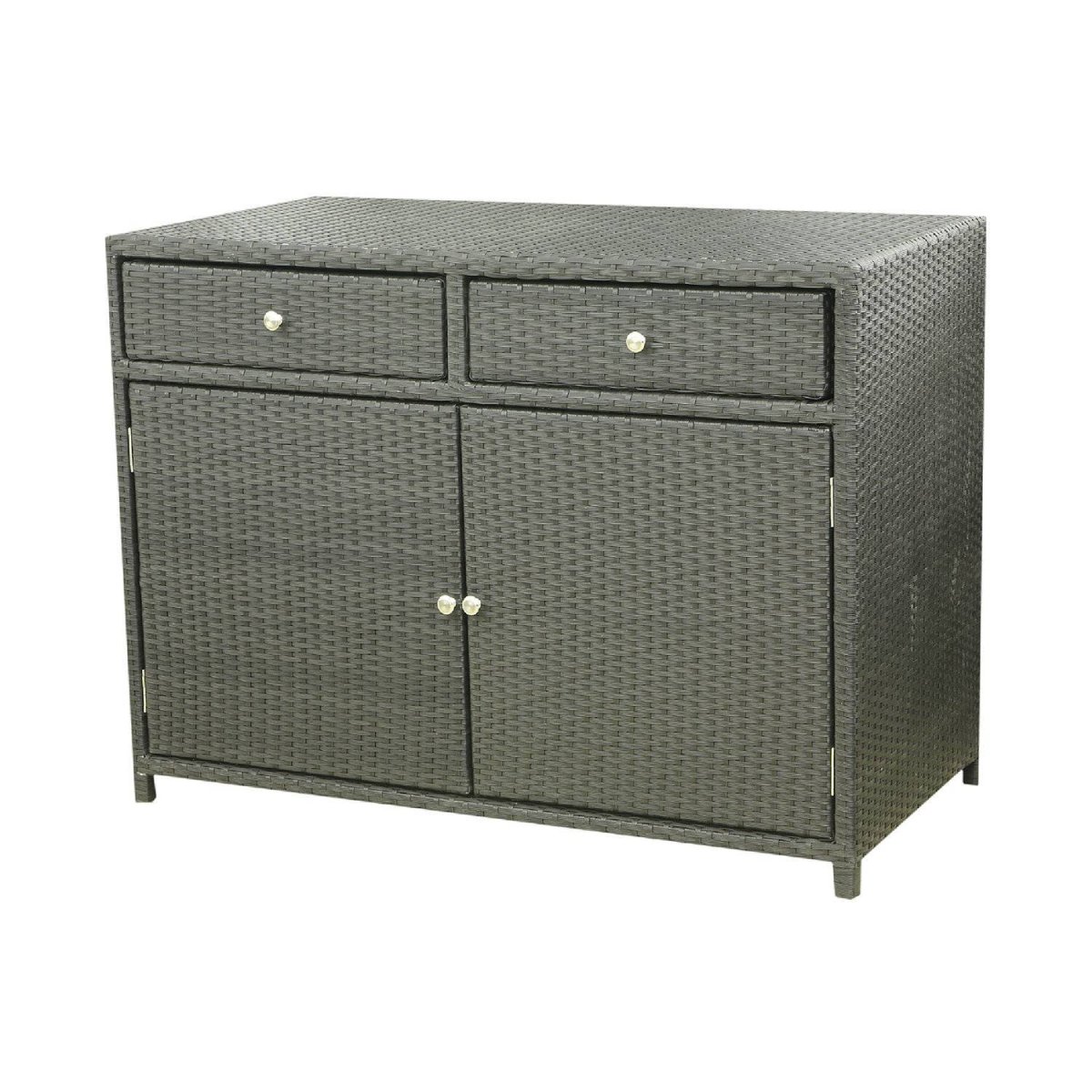 Полка из искусственного ротанга