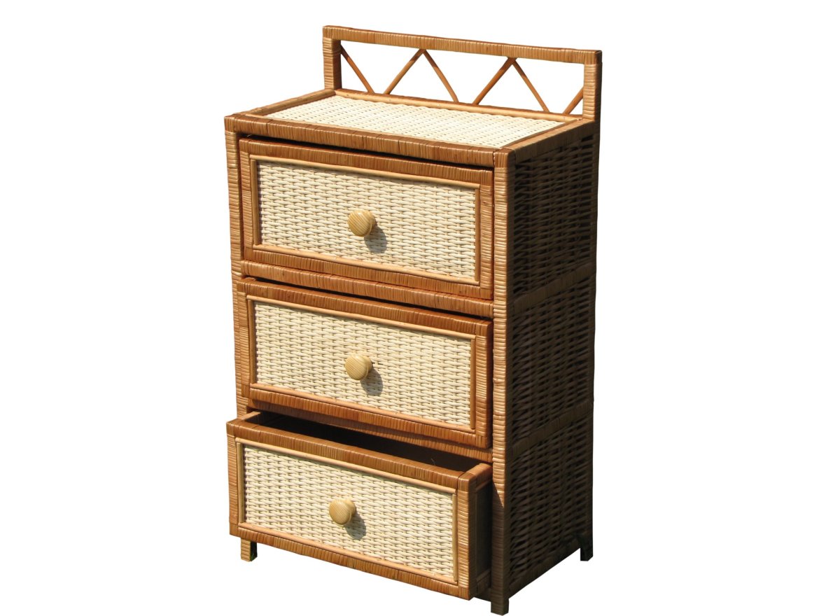 Комод 3-х секционный Yalta Brown с 3-мя створками и 3-мя ящиками