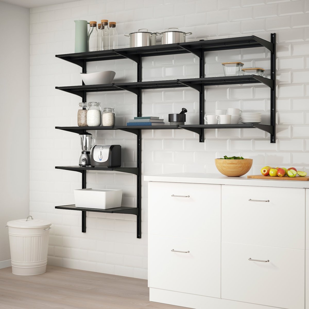 Кухонный стеллаж икеа