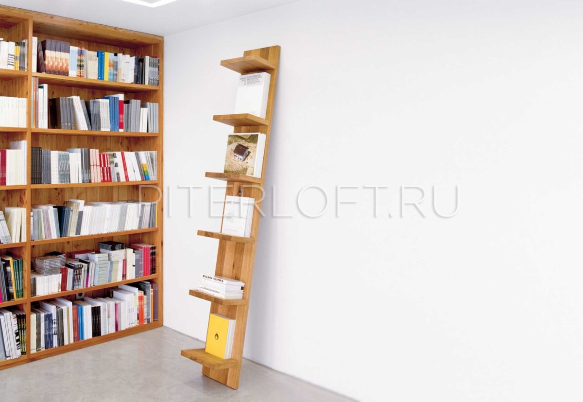 Вертикальные книжные полки
