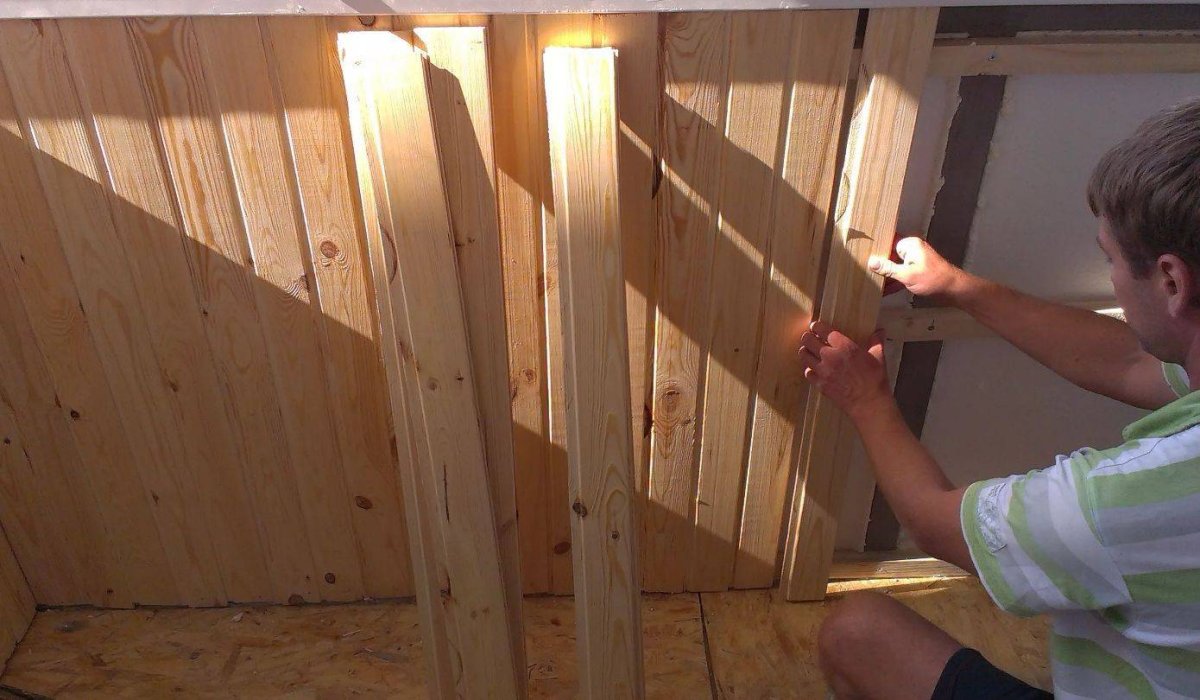 Обрешетка под пластиковые панели на стены