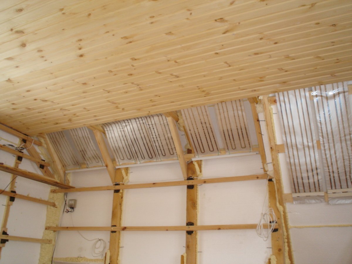 Каркас для потолка из вагонки