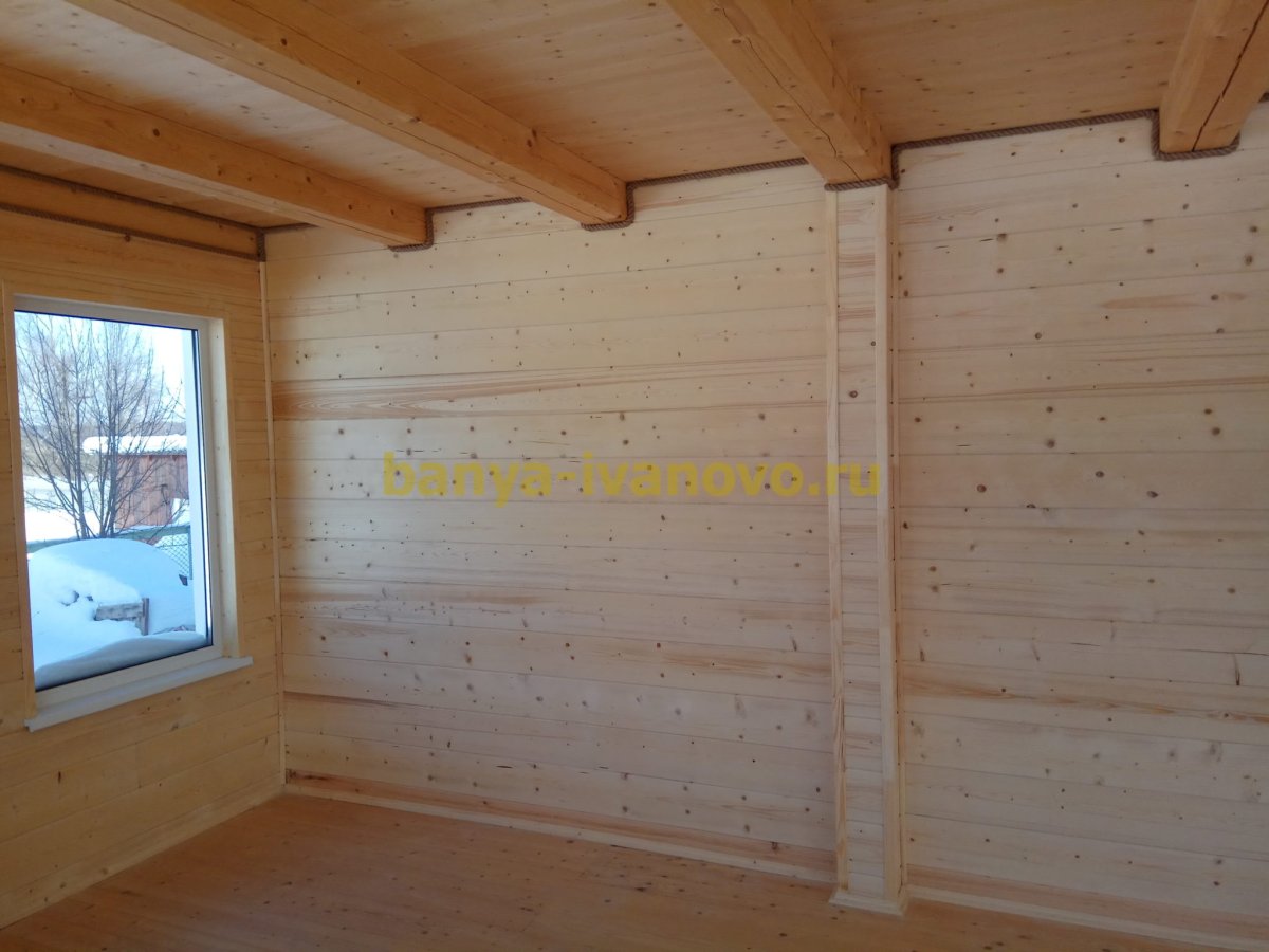 Потолок из вагонки