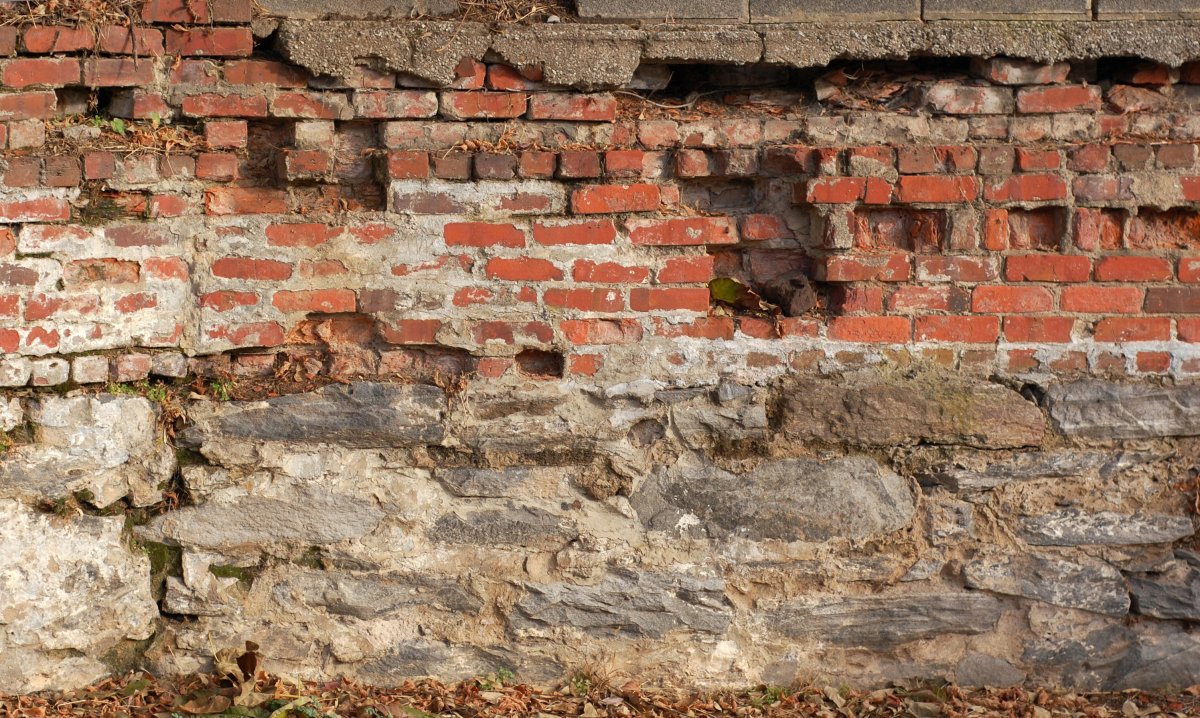 Текстура одного кирпича старого
