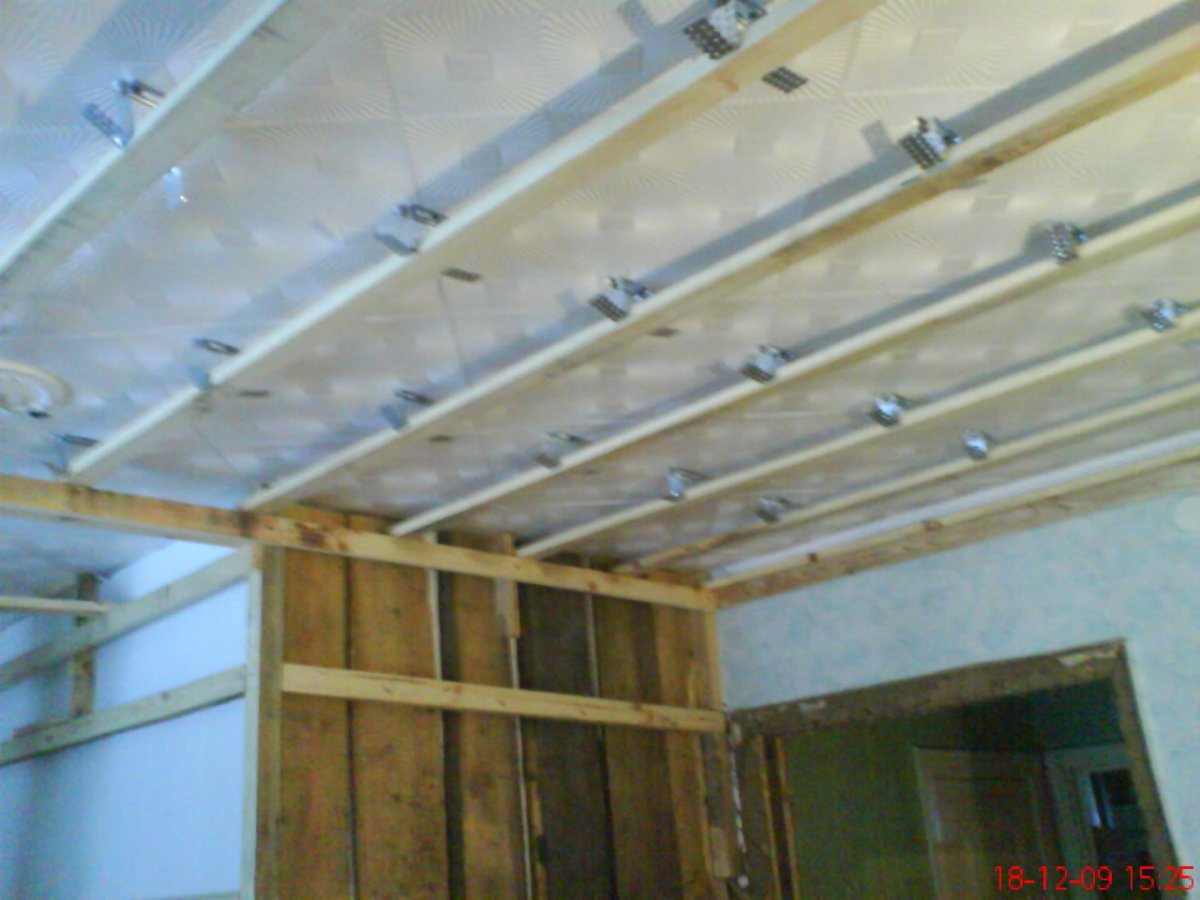 Вертикальное крепление имитации бруса