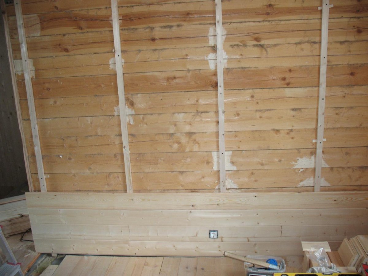 Крепление вагонки на кляймеры на потолок