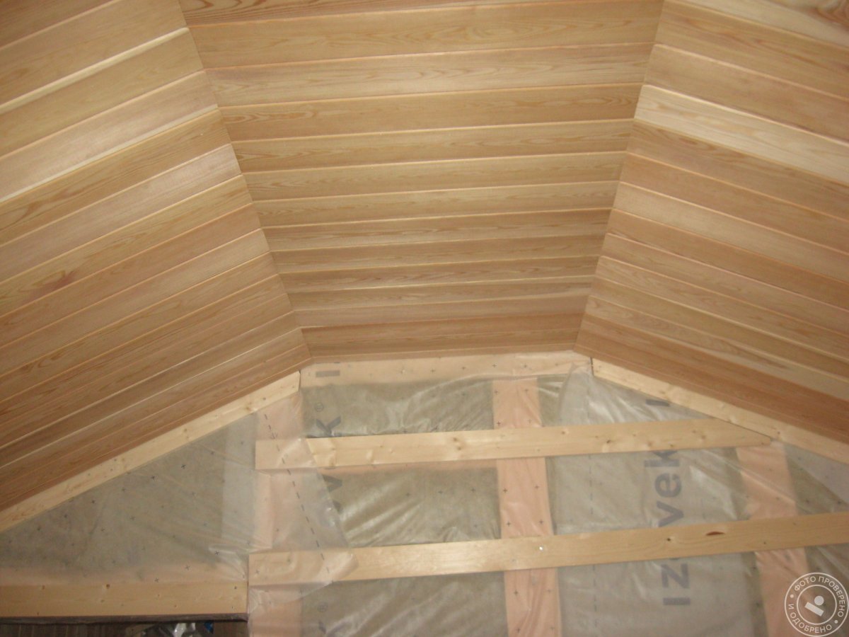 Имитация бруса внутри Тиккурила