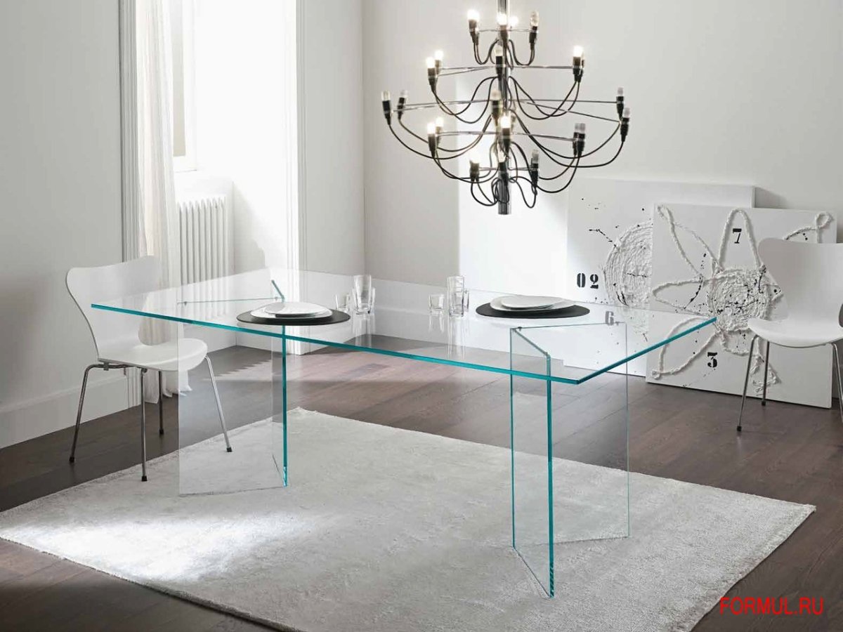 Стеклянная мебель для кухни
