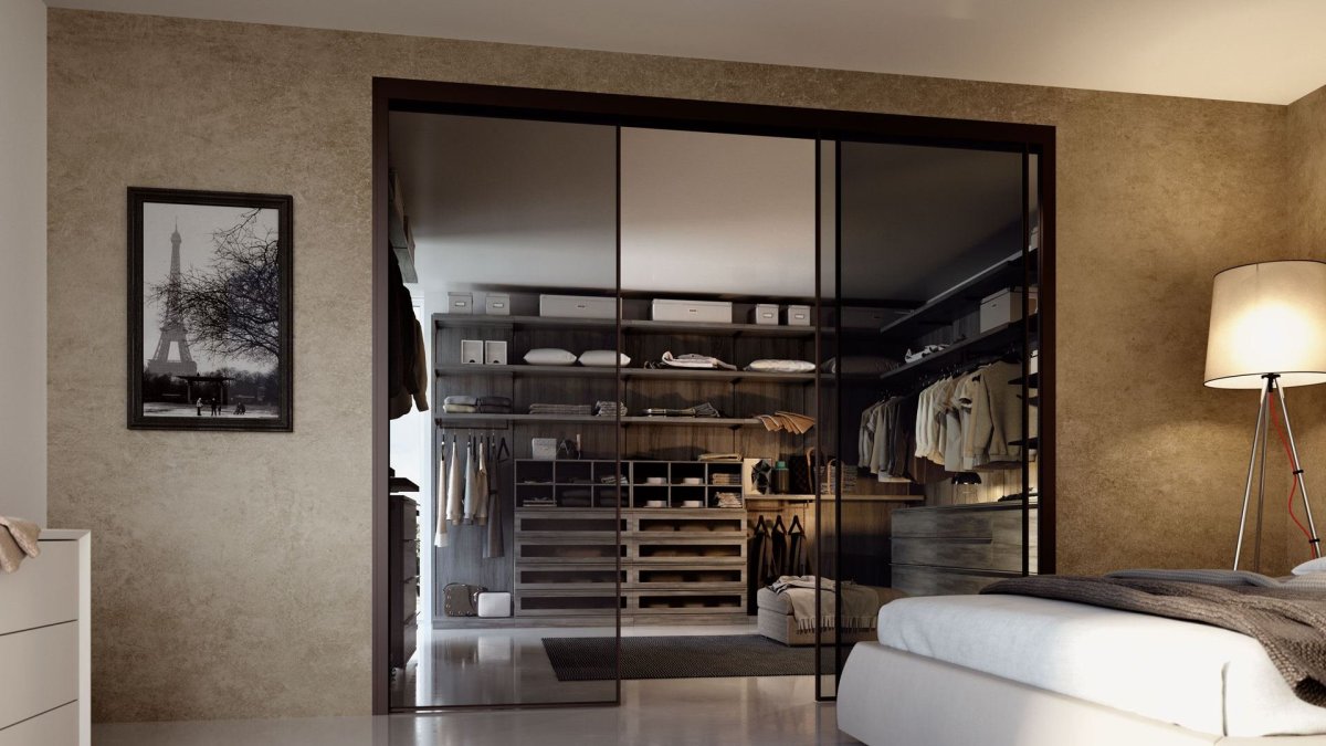 Планировка с гардеробной сохранение пространства