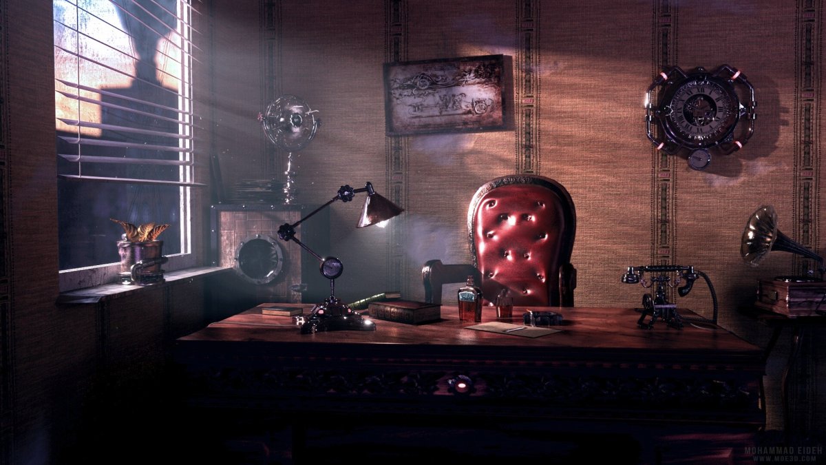 Офис в стиле стимпанк