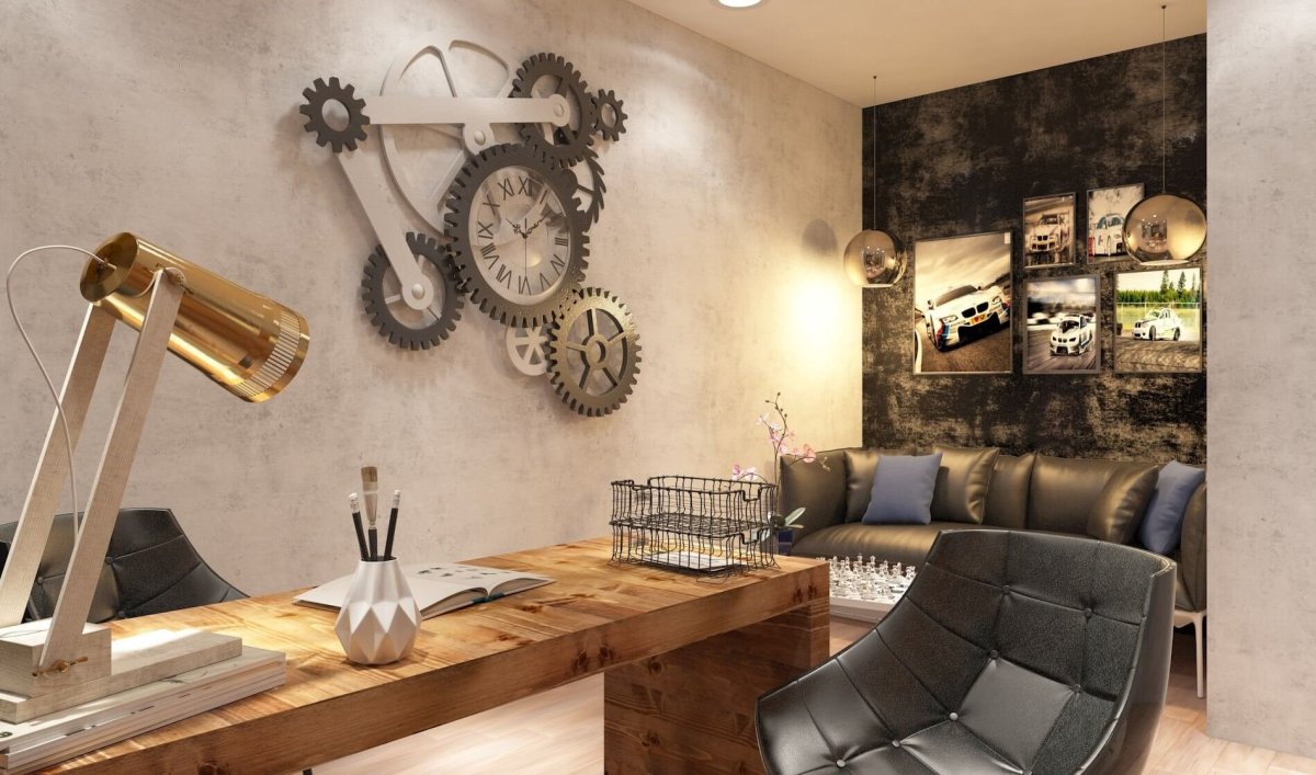 Стимпанк интерьер детская