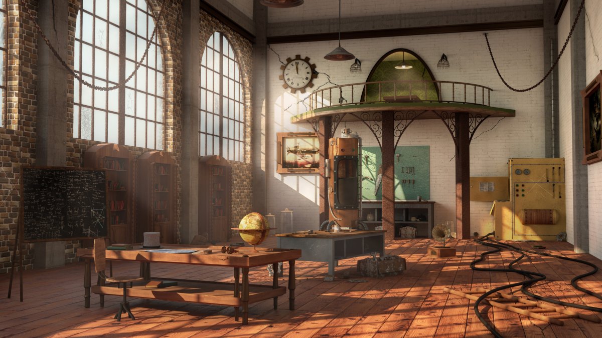 Стимпанк лаборатория