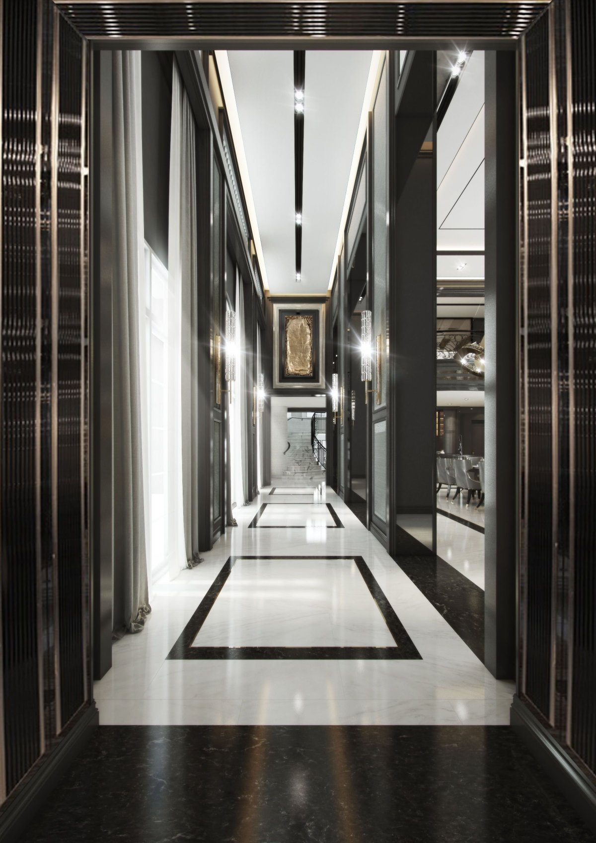 Колонны футуристические