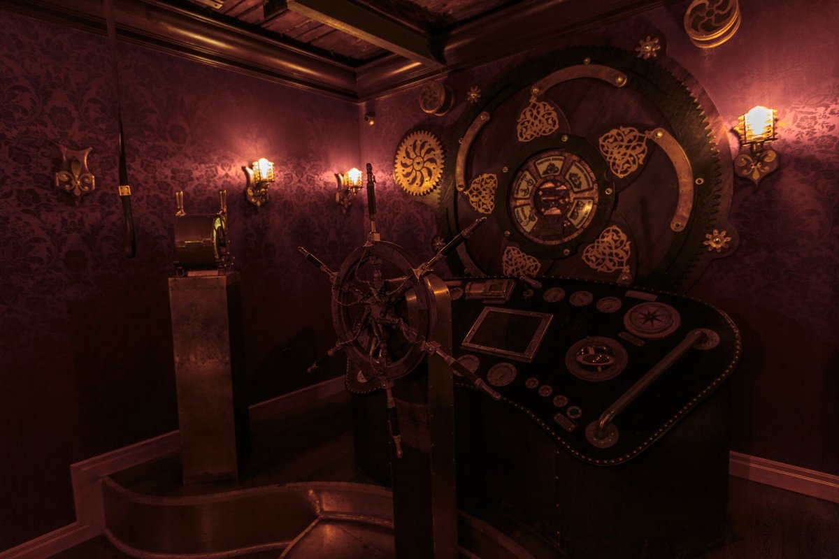 Стимпанк дирижабль Клаустрофобия