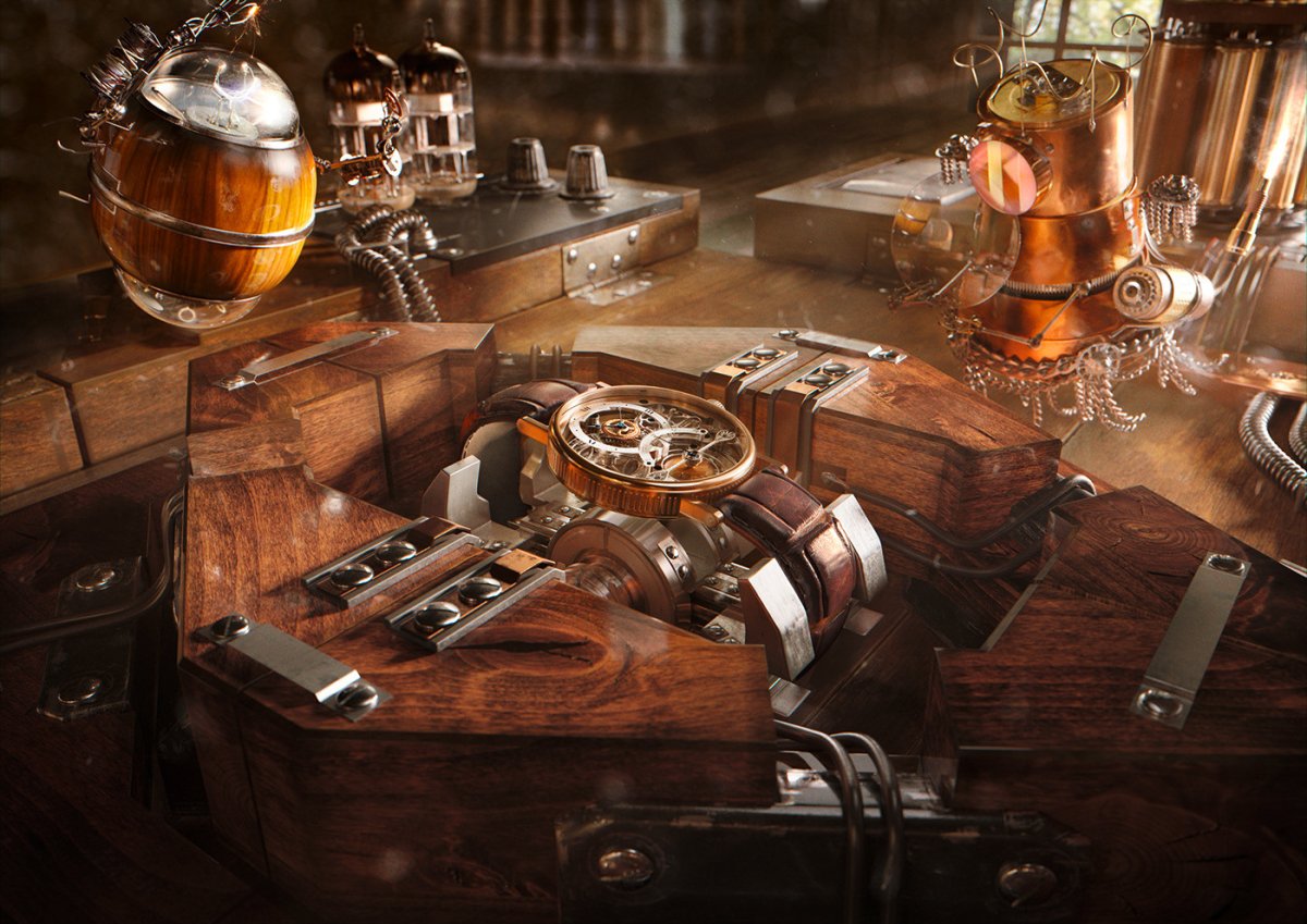 Интерьер в стиле стимпанк арт