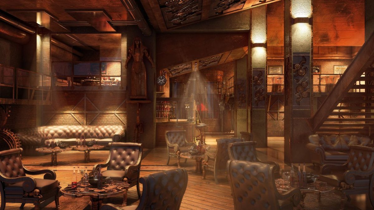 Кафе в стиле дизельпанк