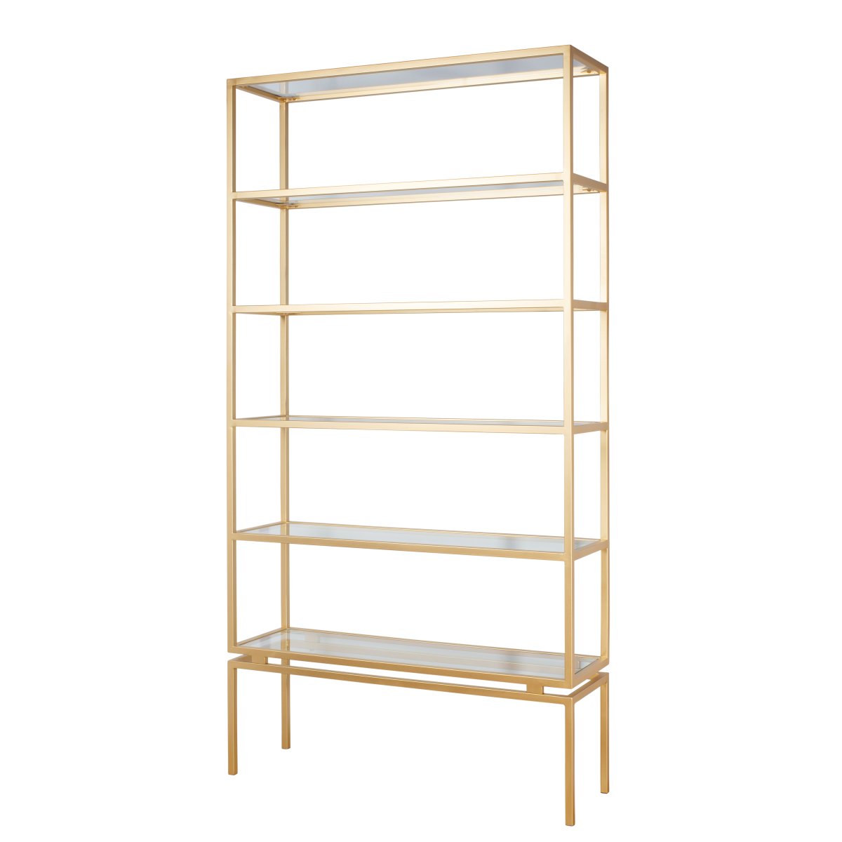 Стеллаж с элементами стекла
