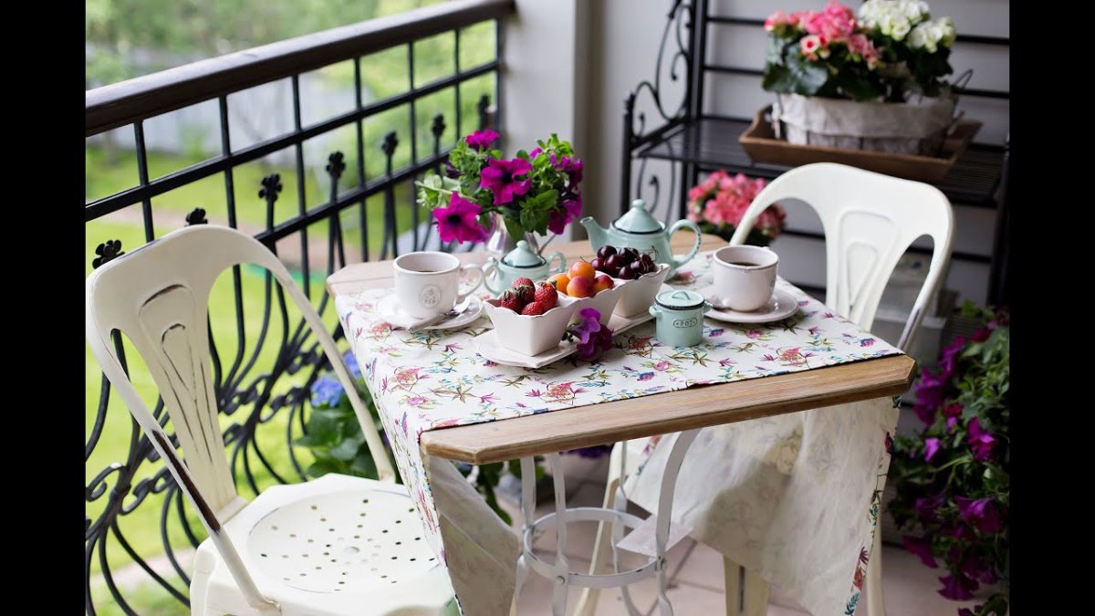 Летняя сервировка стола