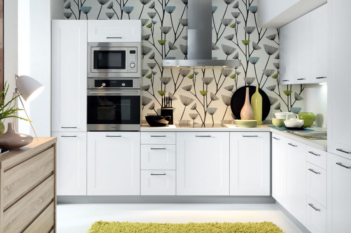 Ikea кухня серая