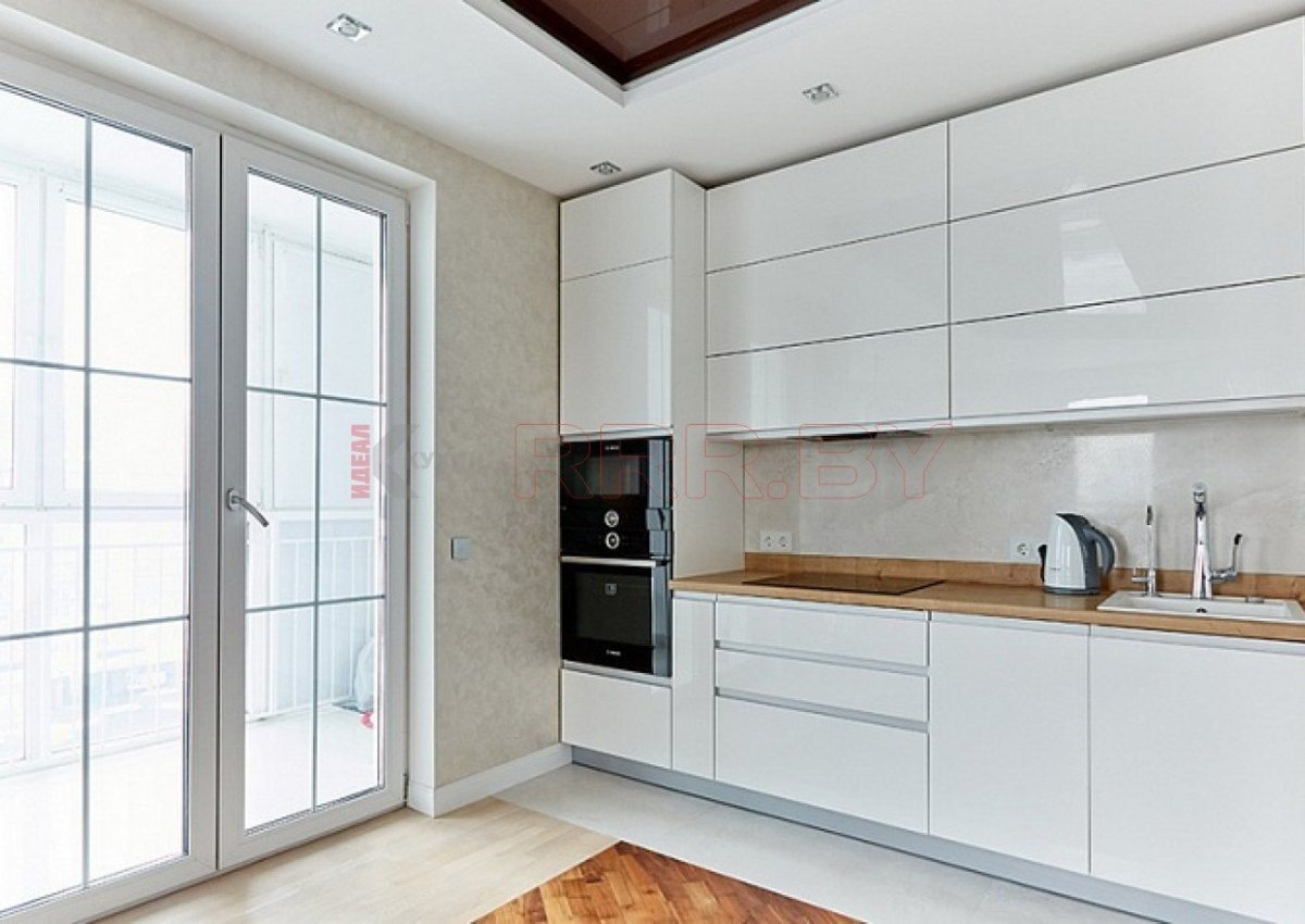 Кухня без верха в современном стиле