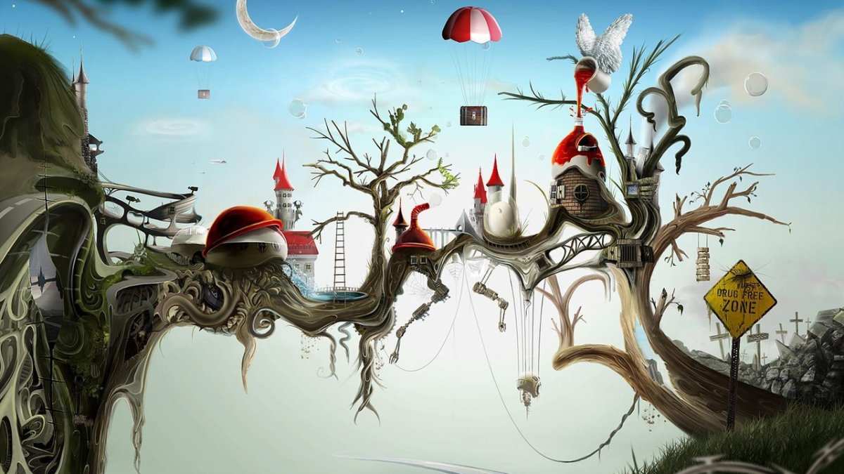 Креативные обои