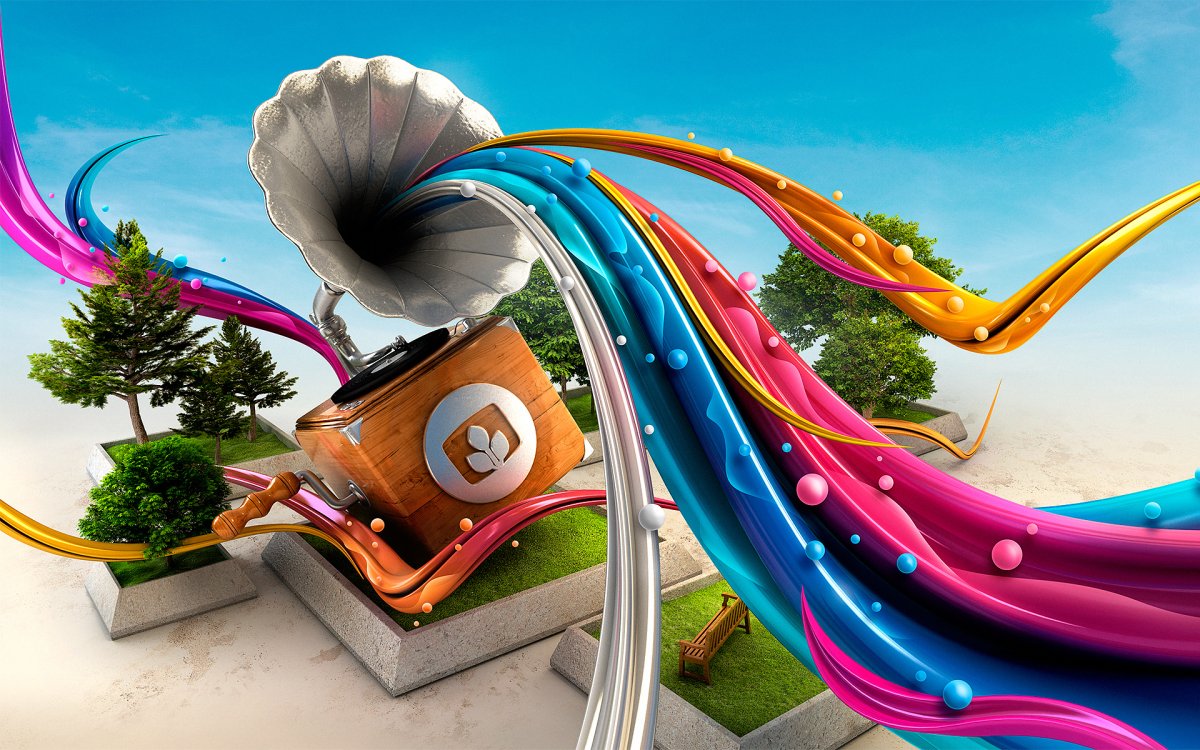 Креативные обои