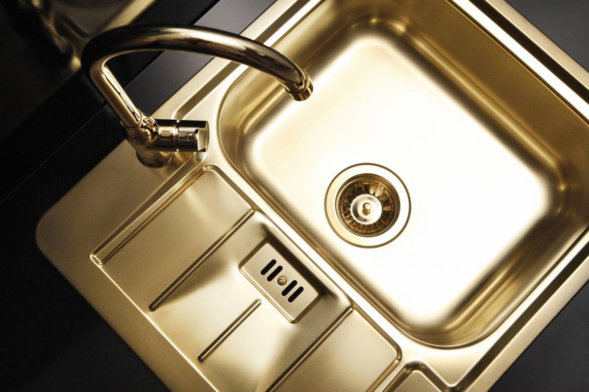 Мойка кухонная Seaman Eco Wien SWT-5050-Antique Gold Satin