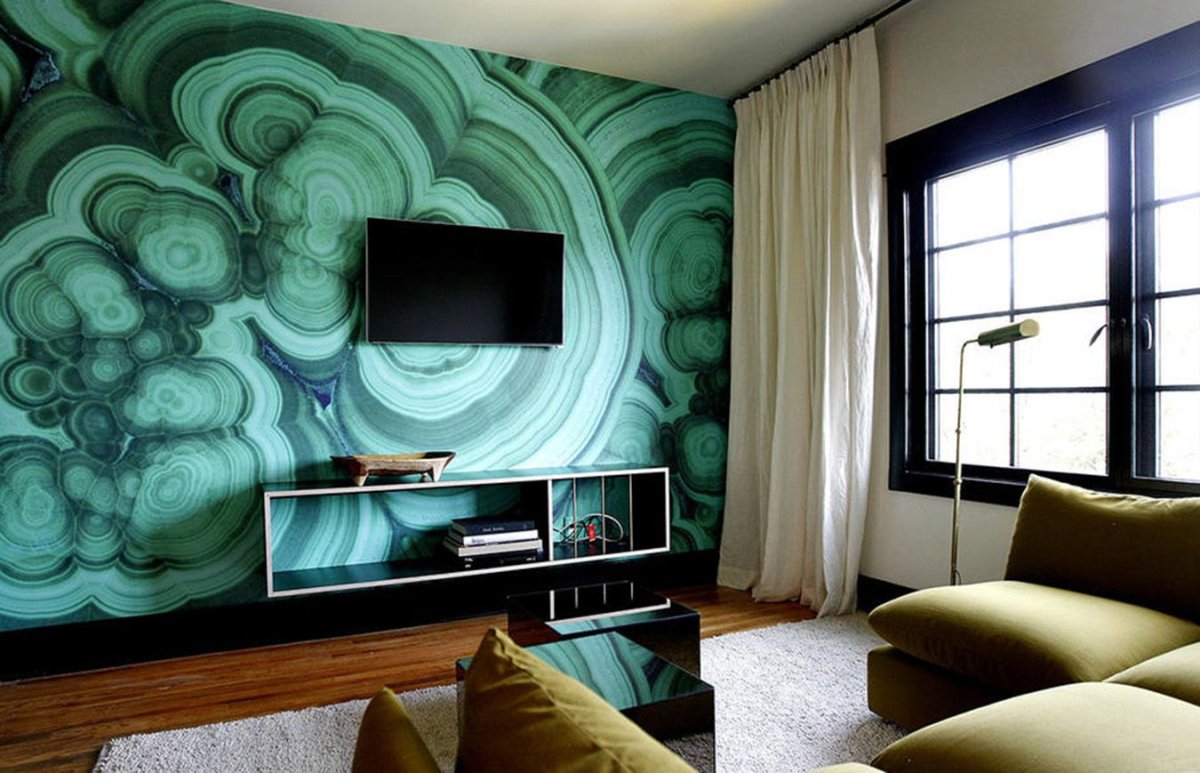 Изумрудный цвет в интерьере