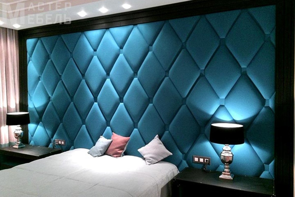 Мягкая стена за кроватью