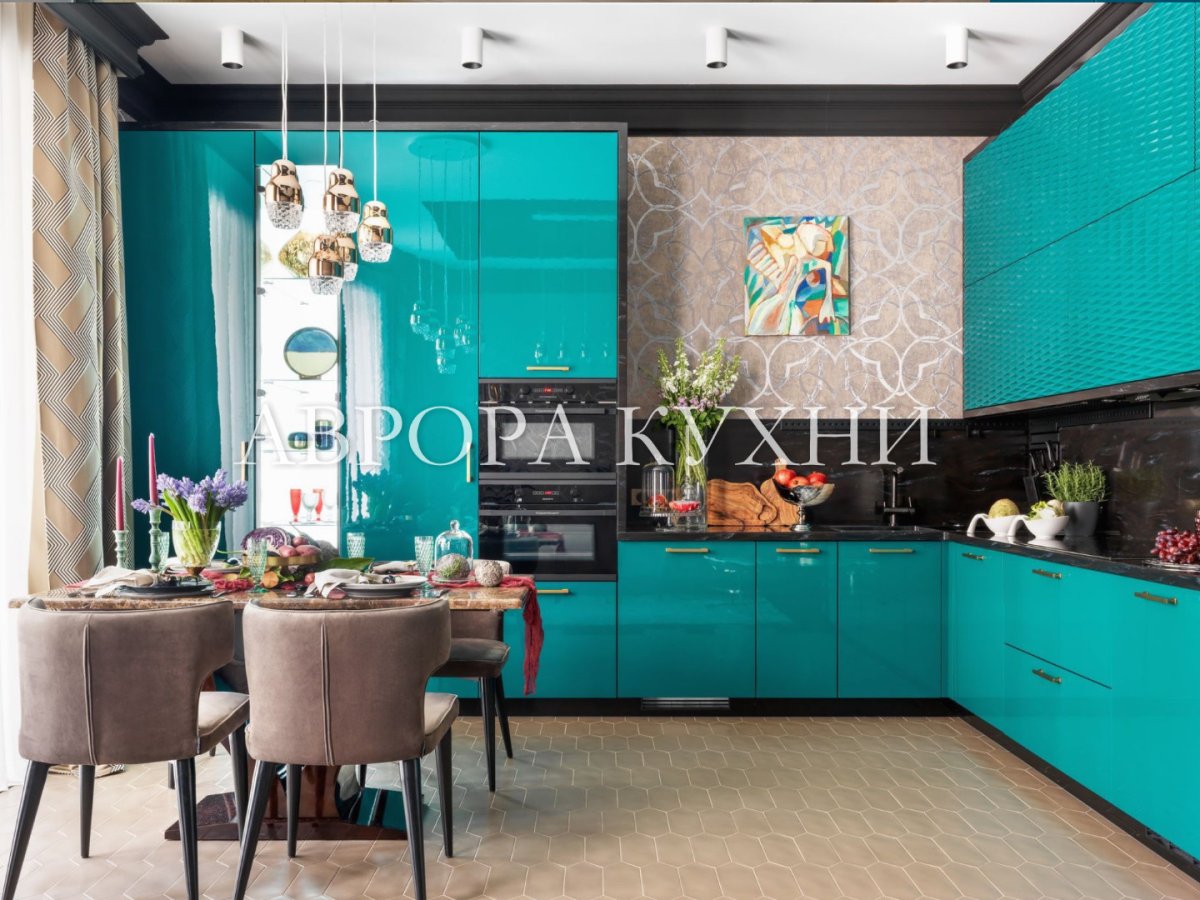 Кухня икеа зеленая Будбин