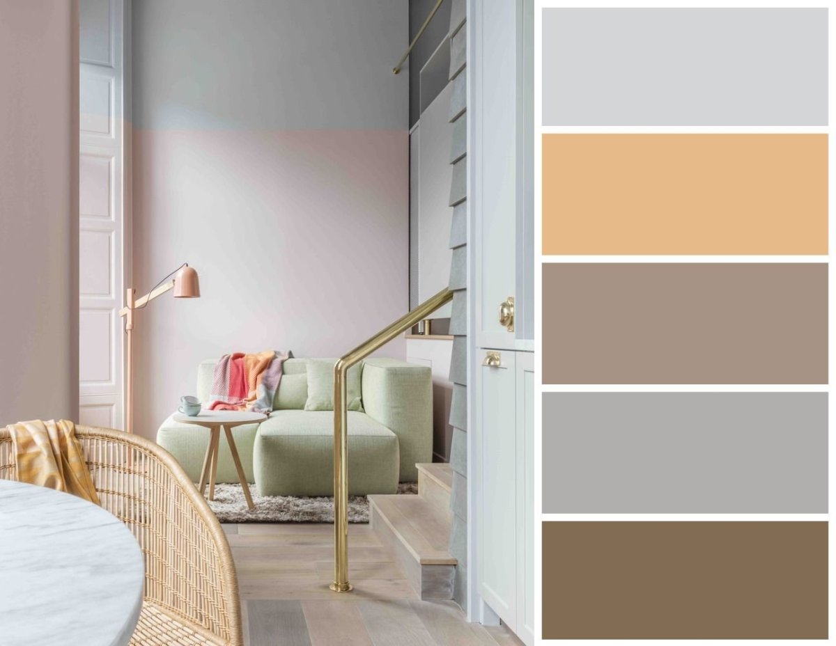 Сочетание цветов в интерьере