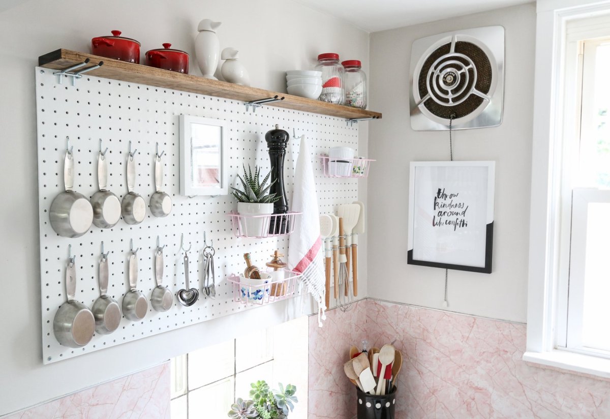 Настенный органайзер сетка мудборд