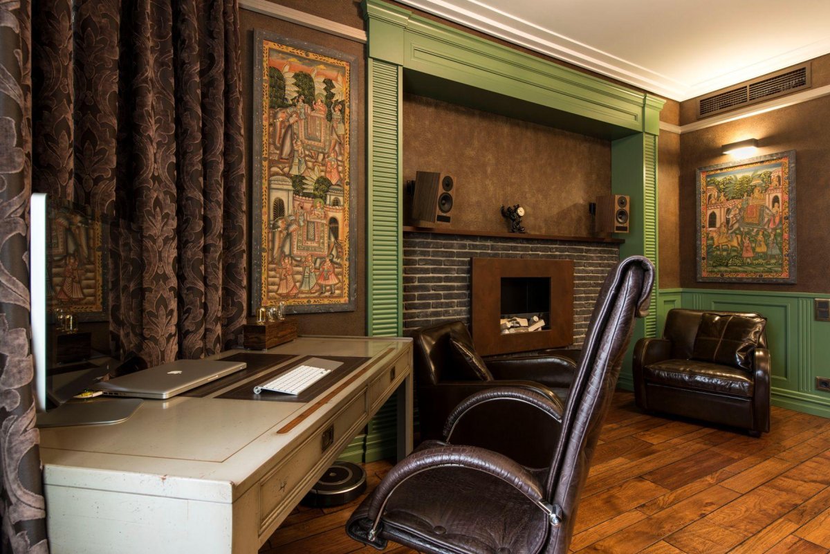 Мужской кабинет интерьер