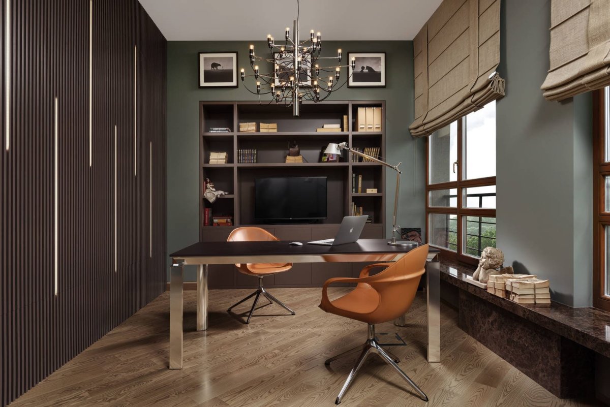 Интерьер в темных тонах