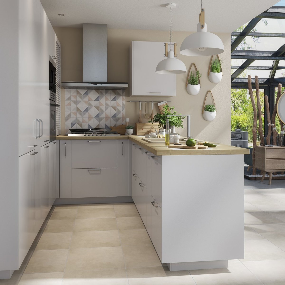 Кухня лофт Леруа Мерлен