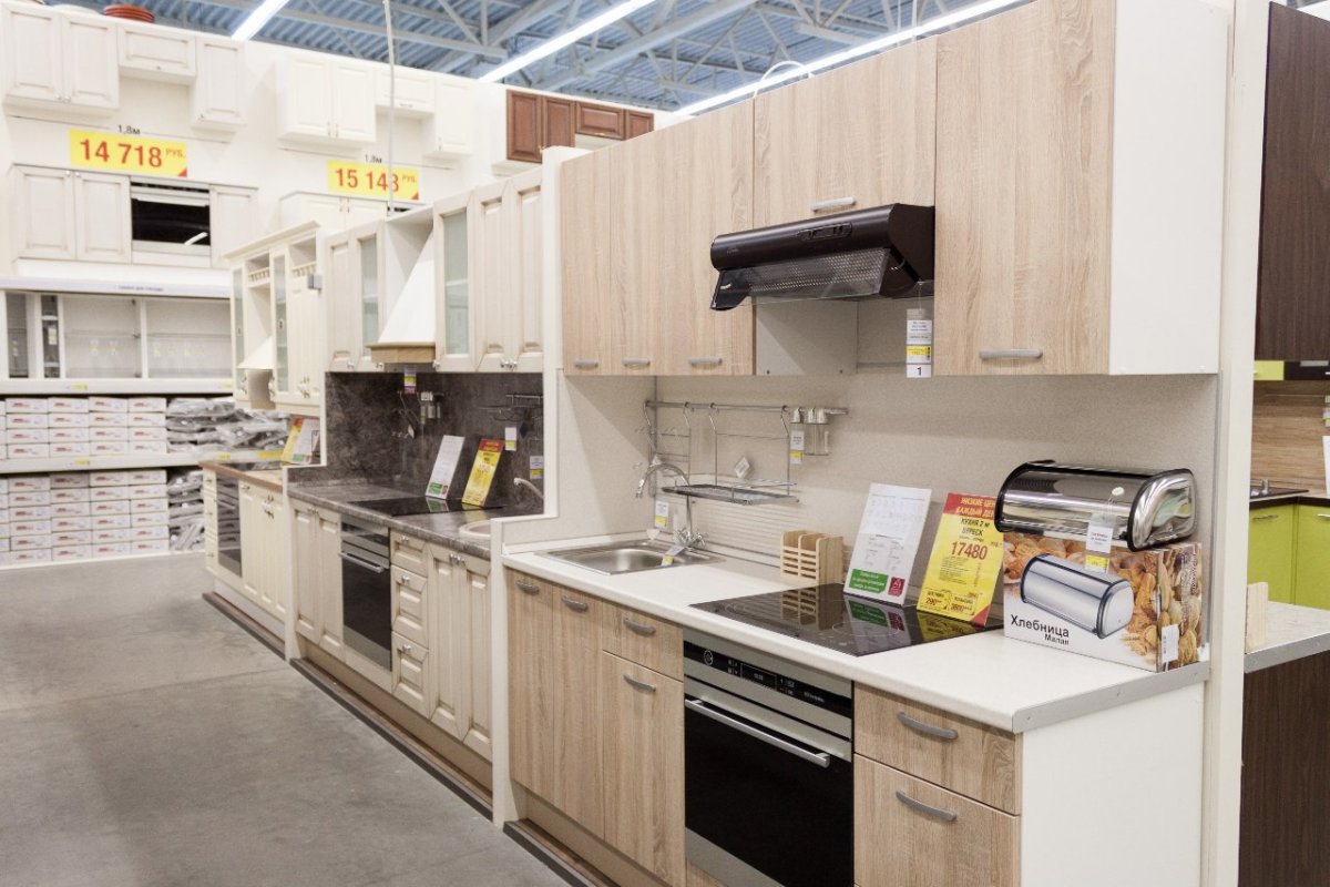 Бирюзовая кухня Леруа Мерлен