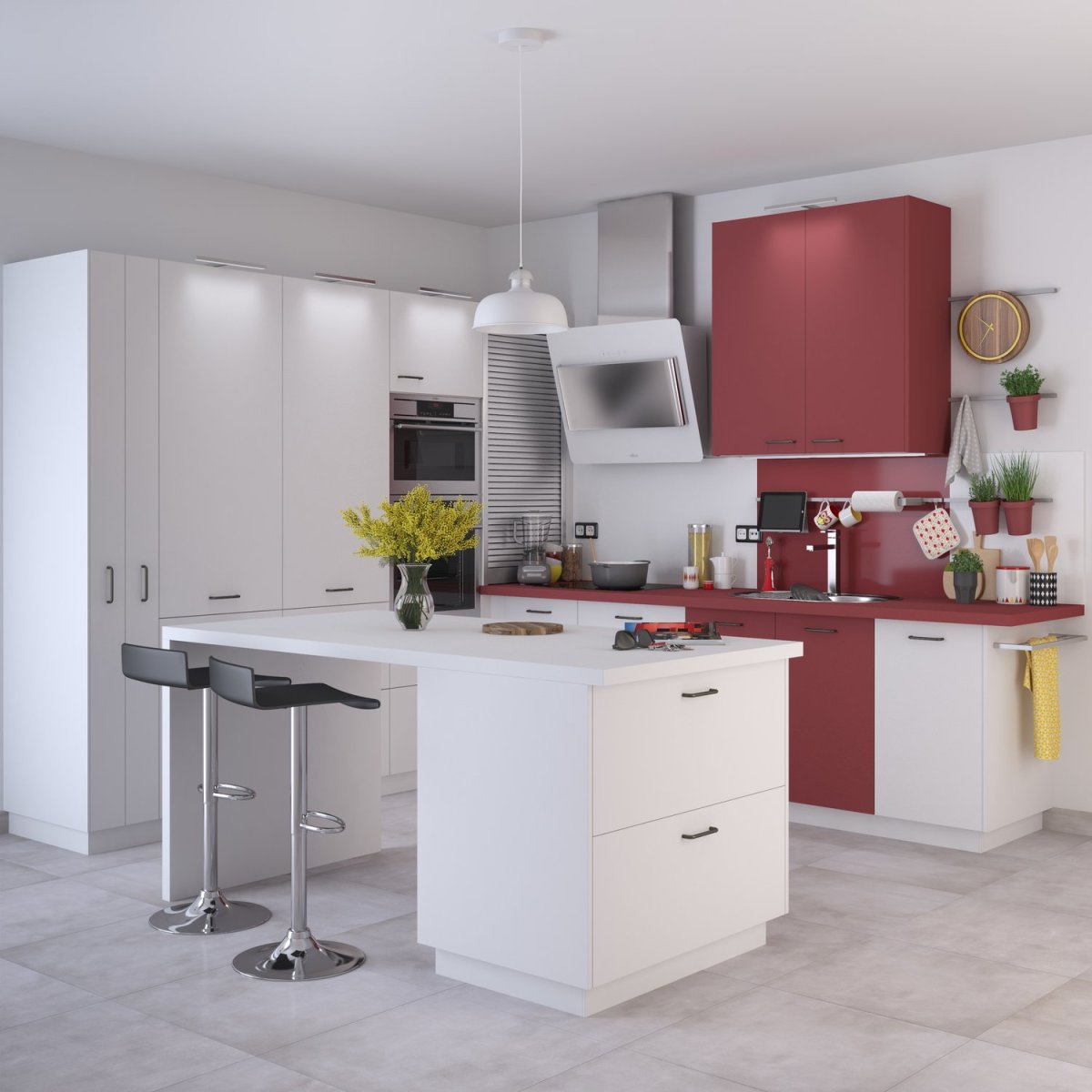 Кухня пунш сосна лофт Леруа Мерлен