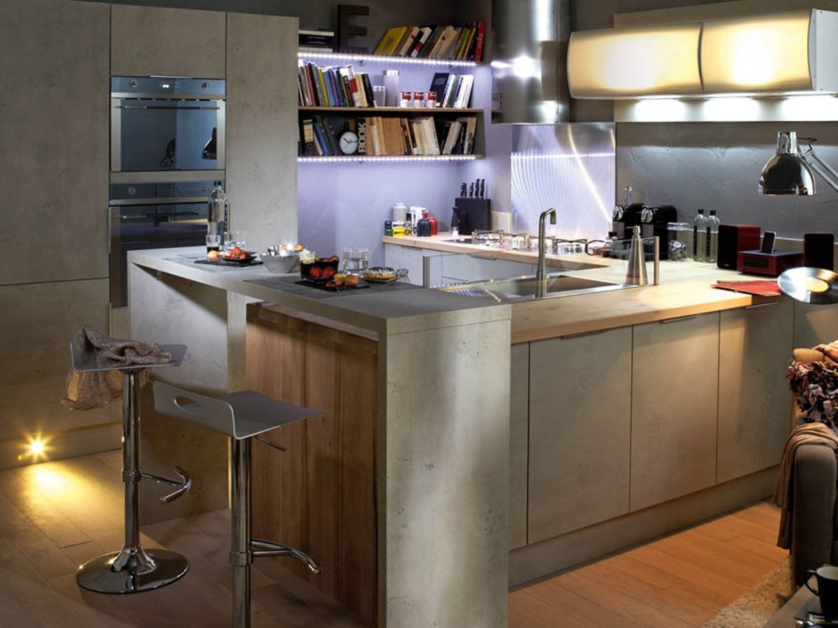 Кухни Леруа Мерлен с островом