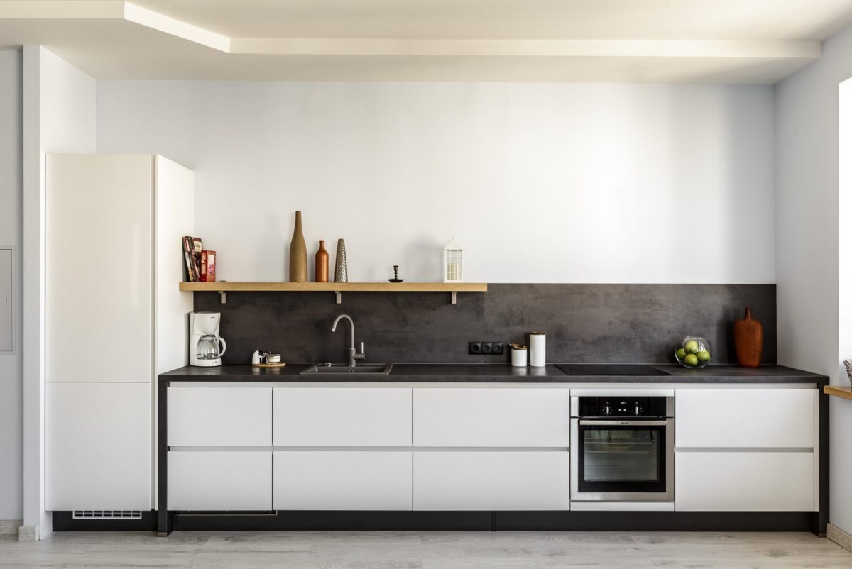 Стеклянный фартук прозрачный