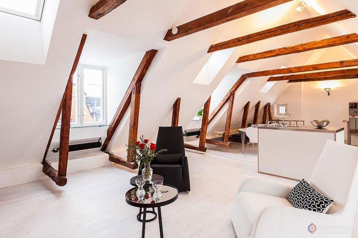 Фальшбалки мансарда мансарда